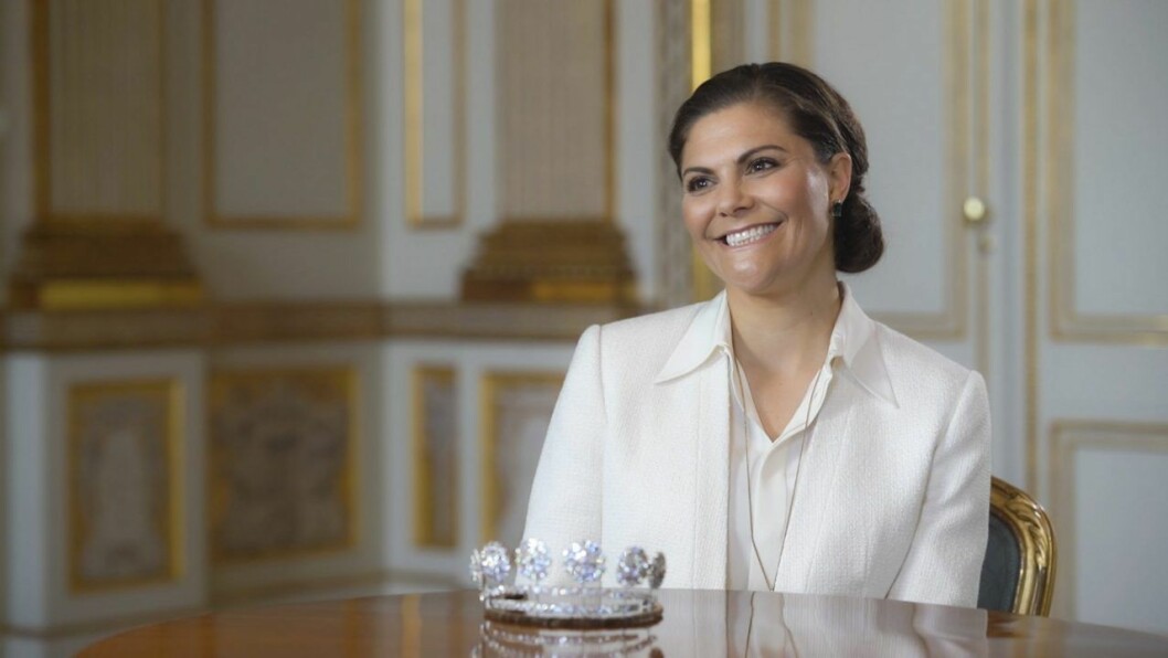 Victoria i ”Kungliga smycken” på SVT. Kronprinsessan Victoria