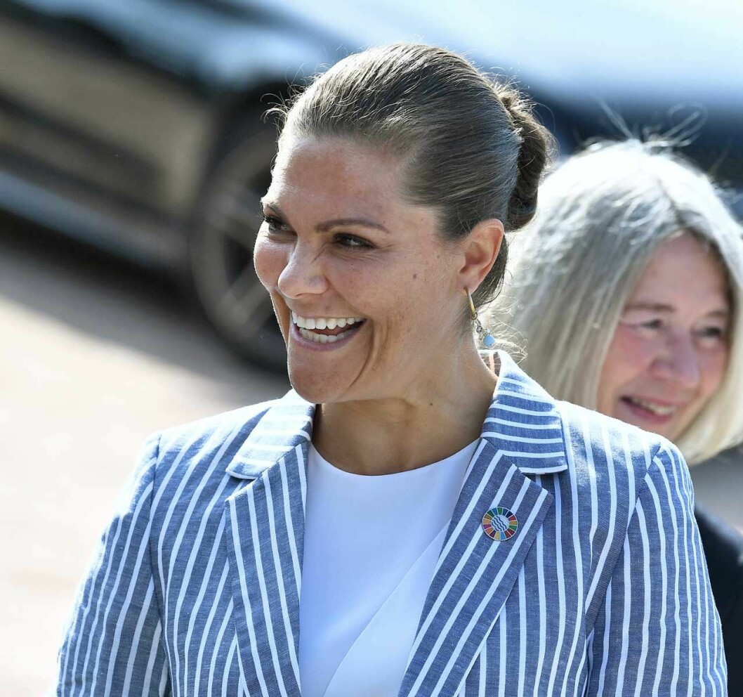 Kronprinsessan Victoria i Simrishamn.
