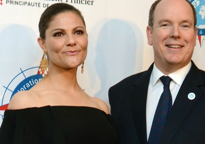 Kronprinsessan Victoria och furst Albert, här under ett möte i Monaco. Kronprinsessan Victoria och furst Albert