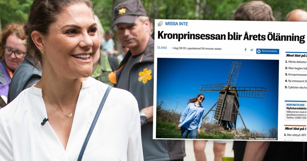 Nytt pris till kronprinsessan Victoria – dubbelfiras på Öland i juli