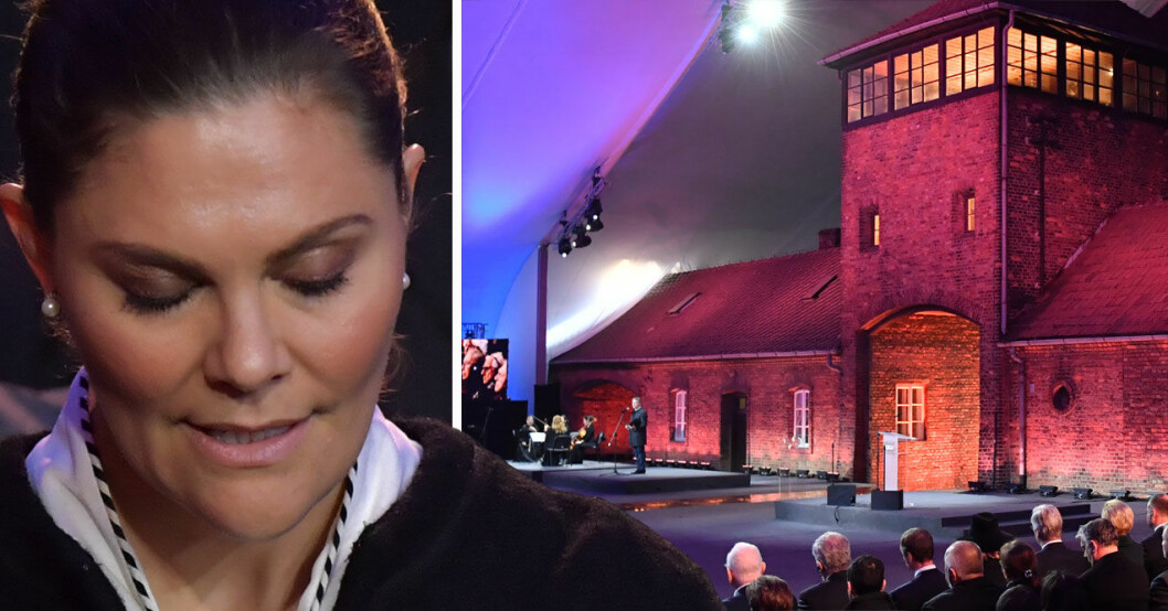 Victoria hedrade förintelsens offer i Auschwitz