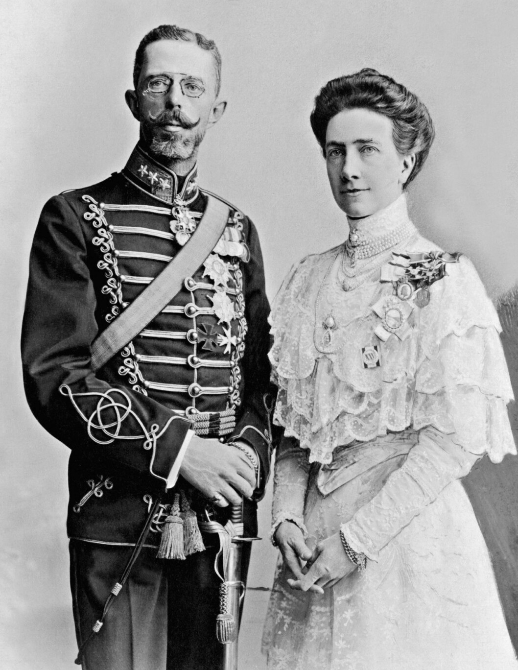 Victoria av Baden och Gustav V. Victoria av Baden