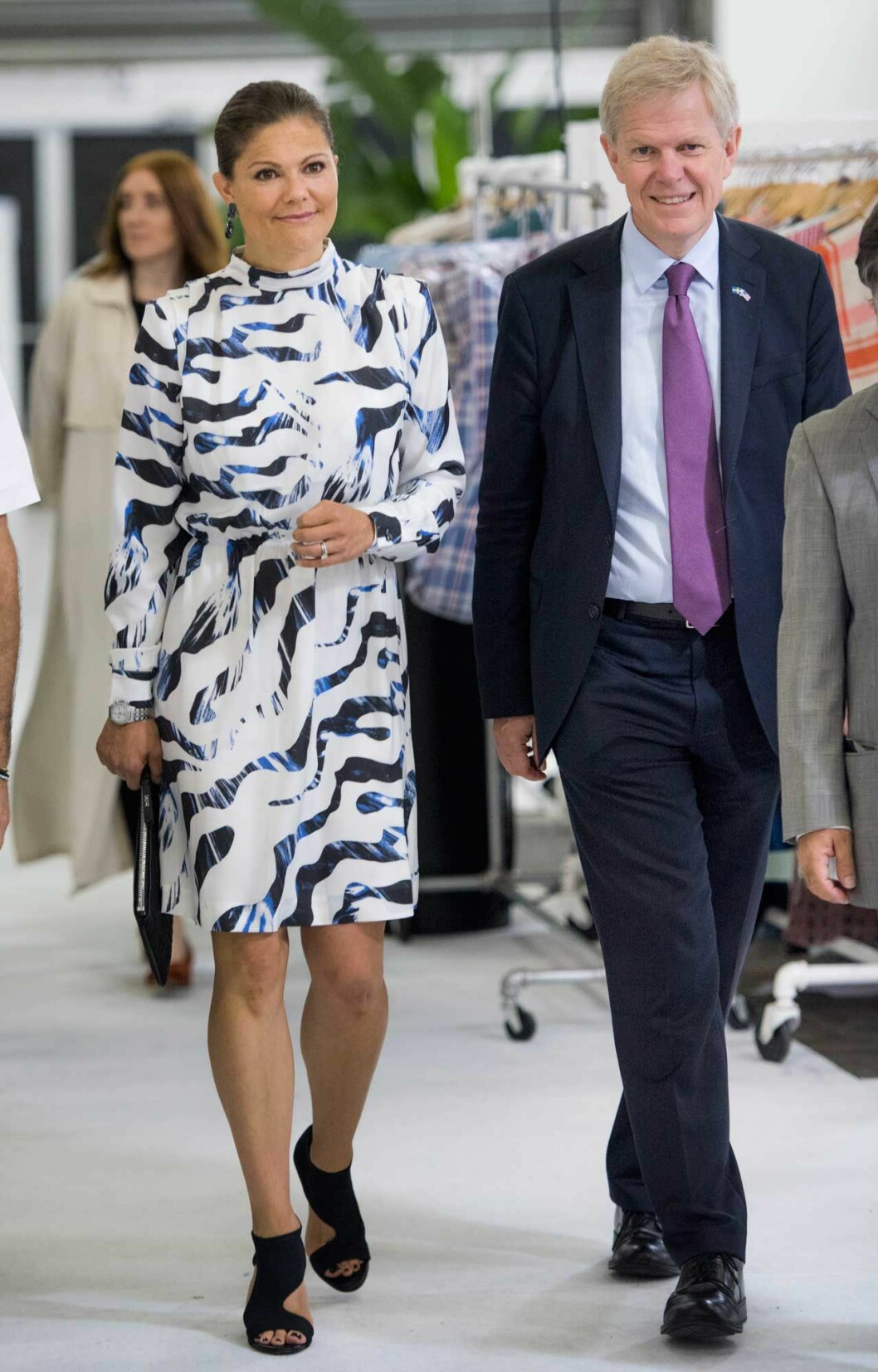 Victoria och Björn Lyrvall har träffats tidigare, bland annat i New York 2016, då han var Sveriges ambassadör i USA. Kronprinsessan Victoria i New York 2016 med Sveriges dåvarande USA-ambassadör Björn Lyrvall.