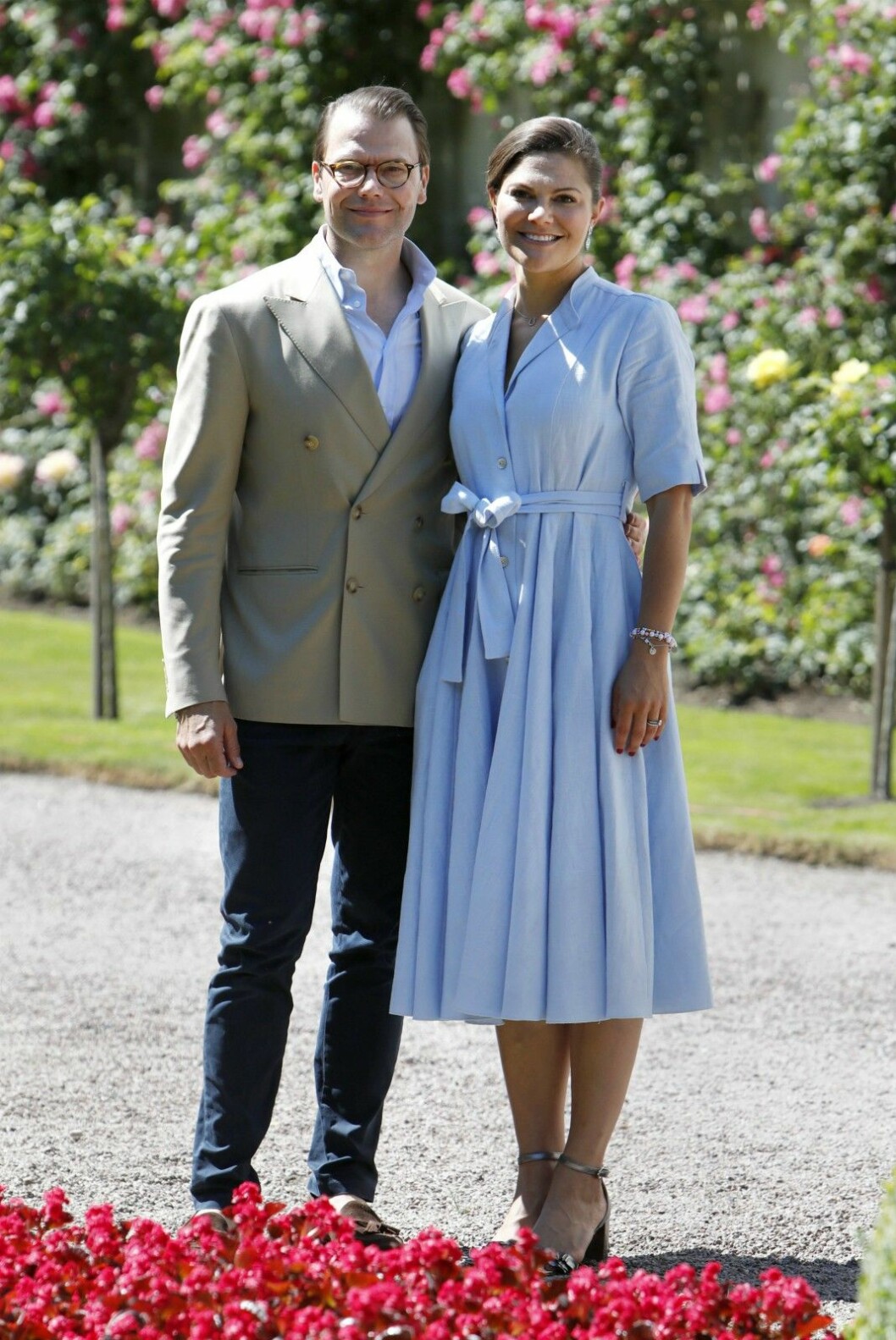 När Victoria firade sin 40-årsdag på Solliden bar hon en specialdesignad klänning av Camilla Thulin.