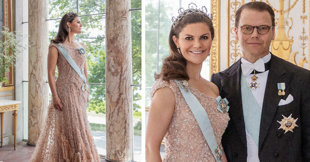 Från detta… Victoria och Daniel i Hagapaviljongen fotograferade av Elisabeth Toll