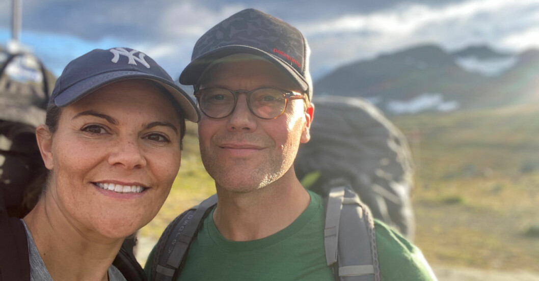 Victoria och Daniel 2020. Kronprinsessan Victoria prins Daniel fjällvandring