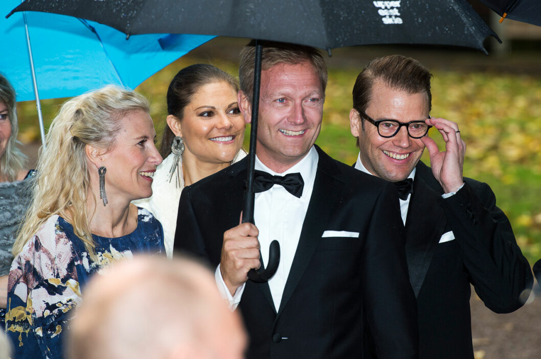 Anna Westling tillsammans med Victoria och Daniel. En sällsynt bild! kronprinsessan victoria prins daniel anna westling mikael söderström