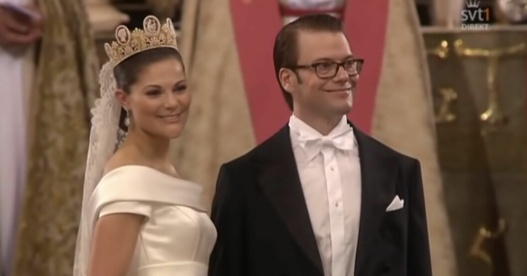 Victoria och Daniel blev märkbart rörda under Agnes Carlssons och Björns Skifs framträdande! Kronprinsessparets bröllop