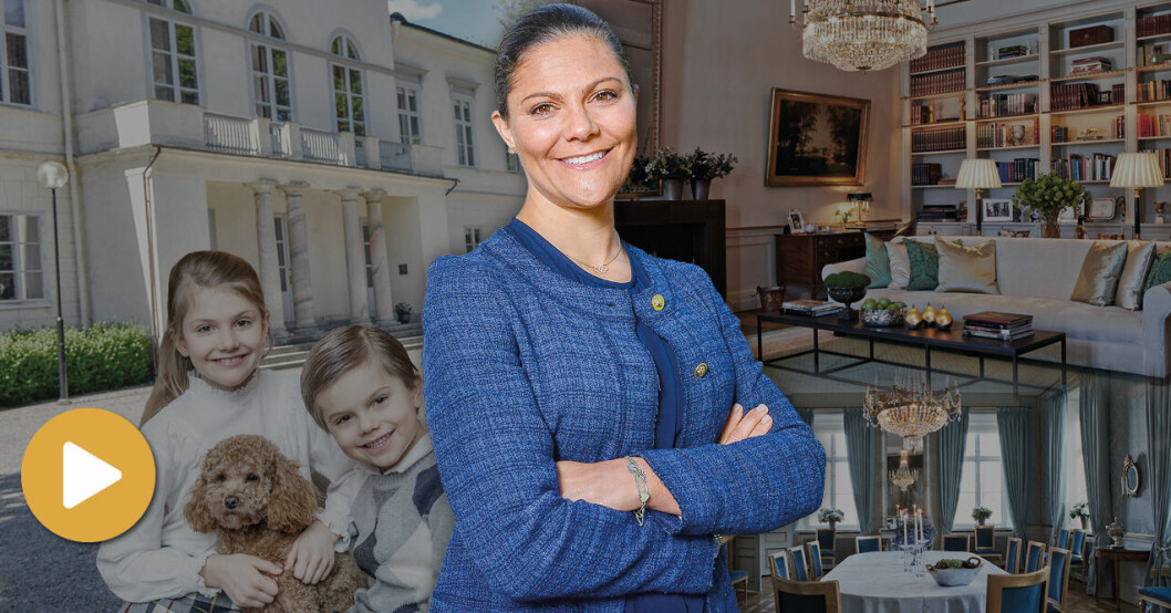 TV: Så bor Victoria och Daniel på Haga slott – se unika bilderna inifrån!