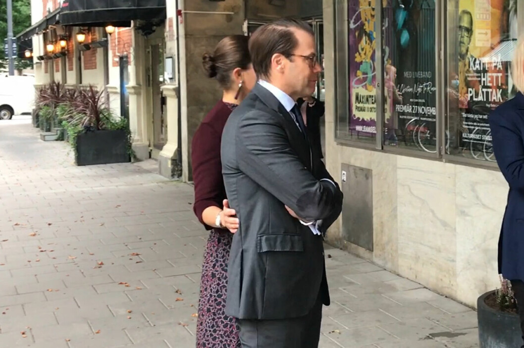 Både kollegor och äkta par. Kronprinsessan Victoria Prins Daniel Maximteatern