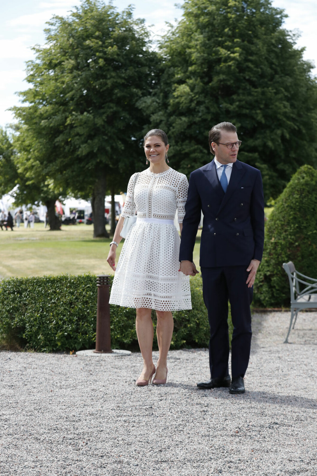 Victoria och Daniel anländer till Strömsholms slott. Victoria och Daniel anländer till Strömsholms slott.