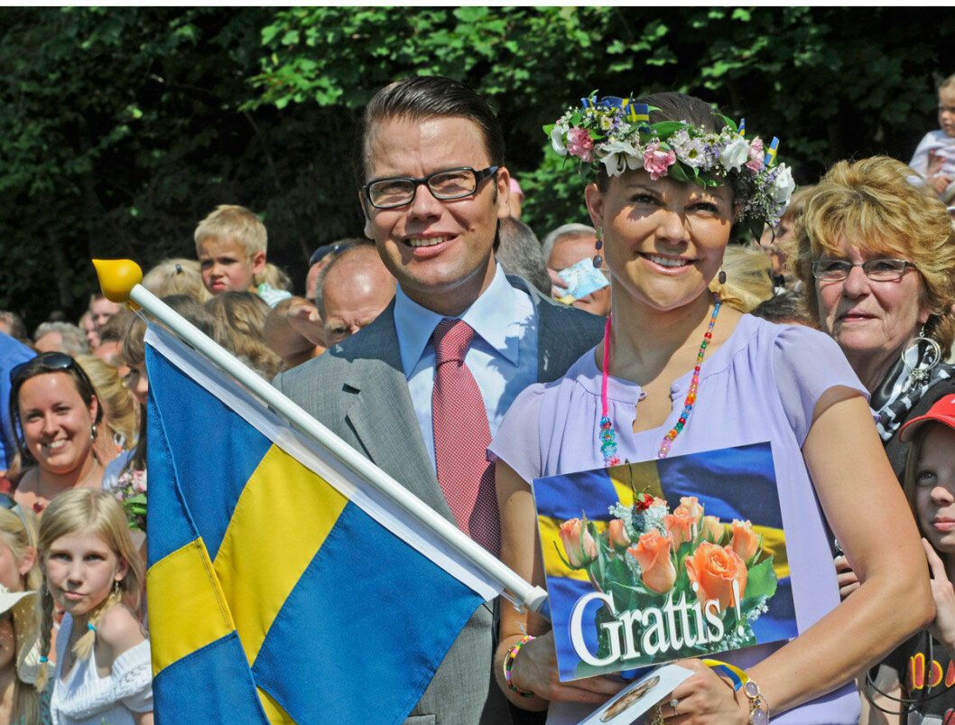 Kronprinsessan Victoria i krans från 2009. Kronprinsessan Victoria i krans från 2009.
