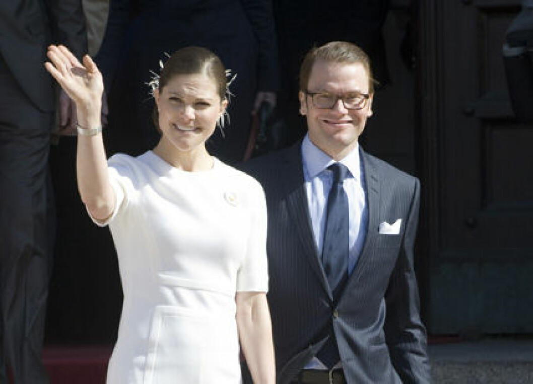 Kronprinsessan Victoria och Daniel Westling. Kronprinsessan Victoria och Daniel Westling.