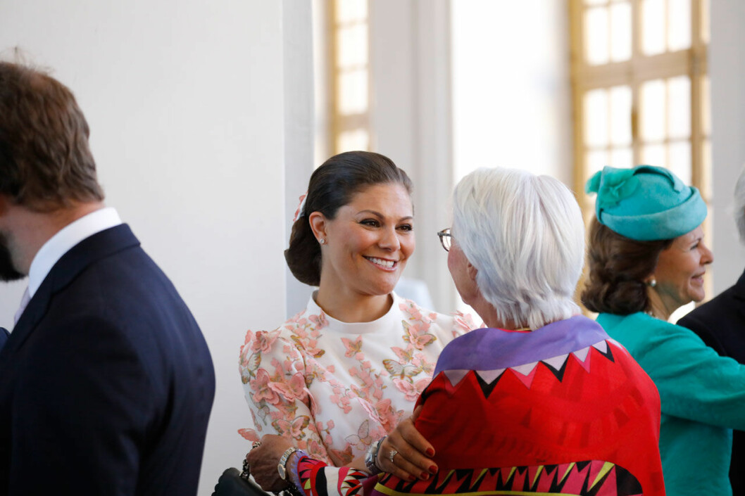Elisabeth Tarras-Wahlberg då kronprinsessan Victoria fyllde 40 år. Elisabeth Tarras-Wahlberg 2017.