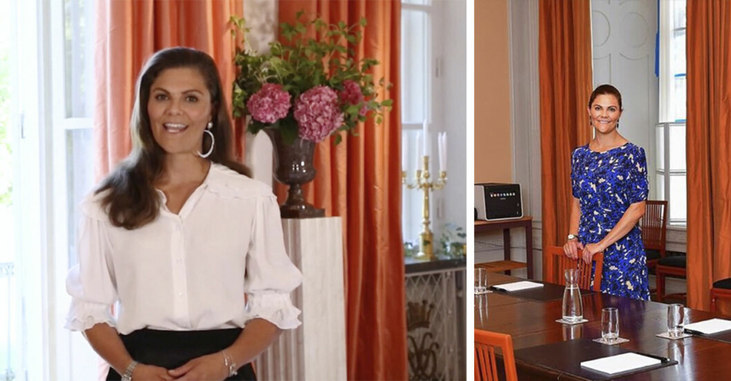 Matchande gardiner på Haga slott och kungliga slottet i Stockholm.
