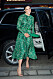 Kronprinsessan Victoria dök upp i en grön klänning. 