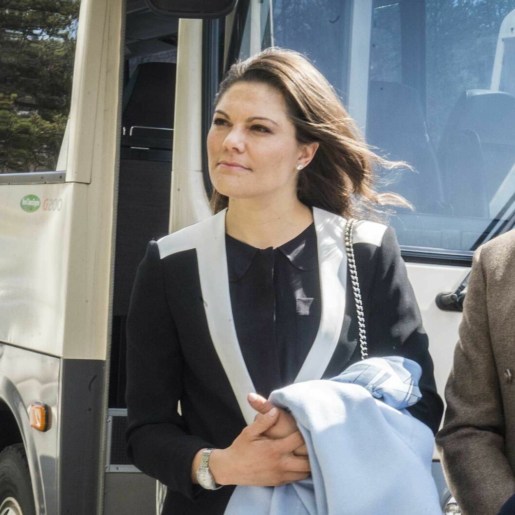 Kronprinsessan Victoria på ett tre dagar långt officiellt besök i Sydkorea 2015.