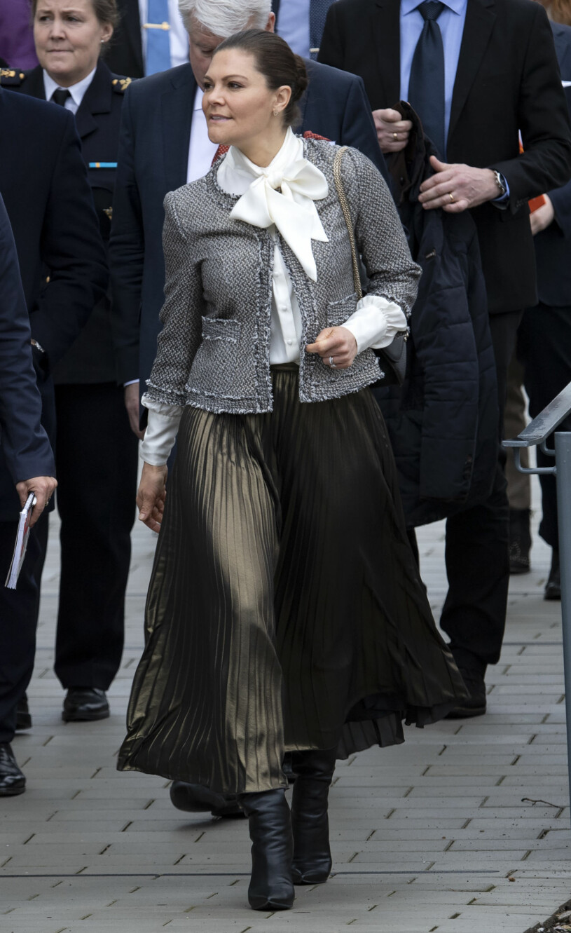 Victoria i blus från Stenströms och kjol från Andiata.