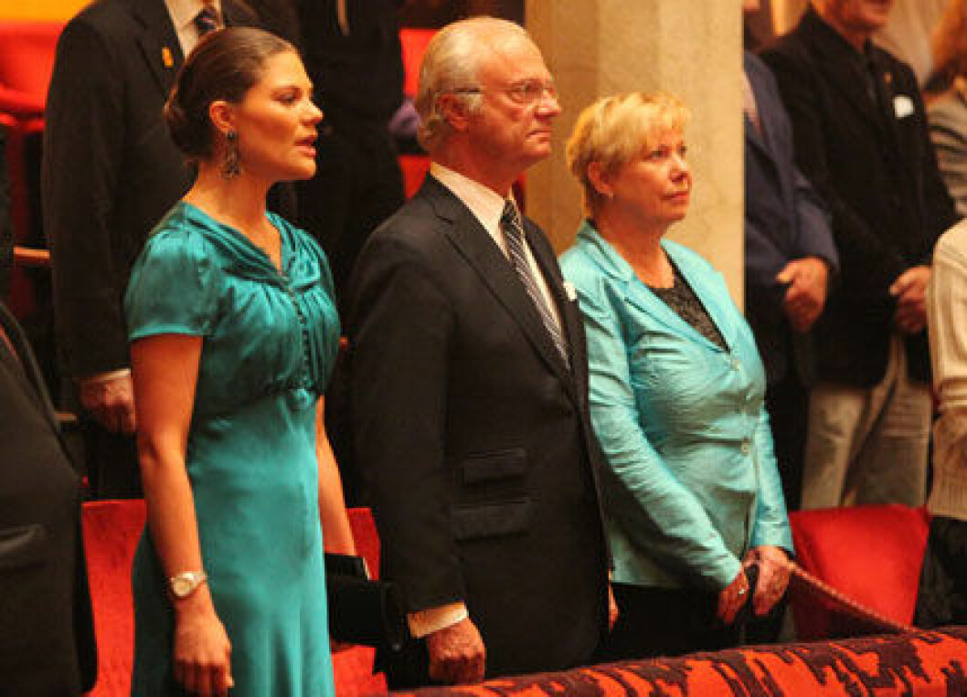 Kronprinsessan Victoria och kung Carl Gustaf besökte Konserthuset. Kronprinsessan Victoria och kung Carl Gustaf besökte Konserthuset.