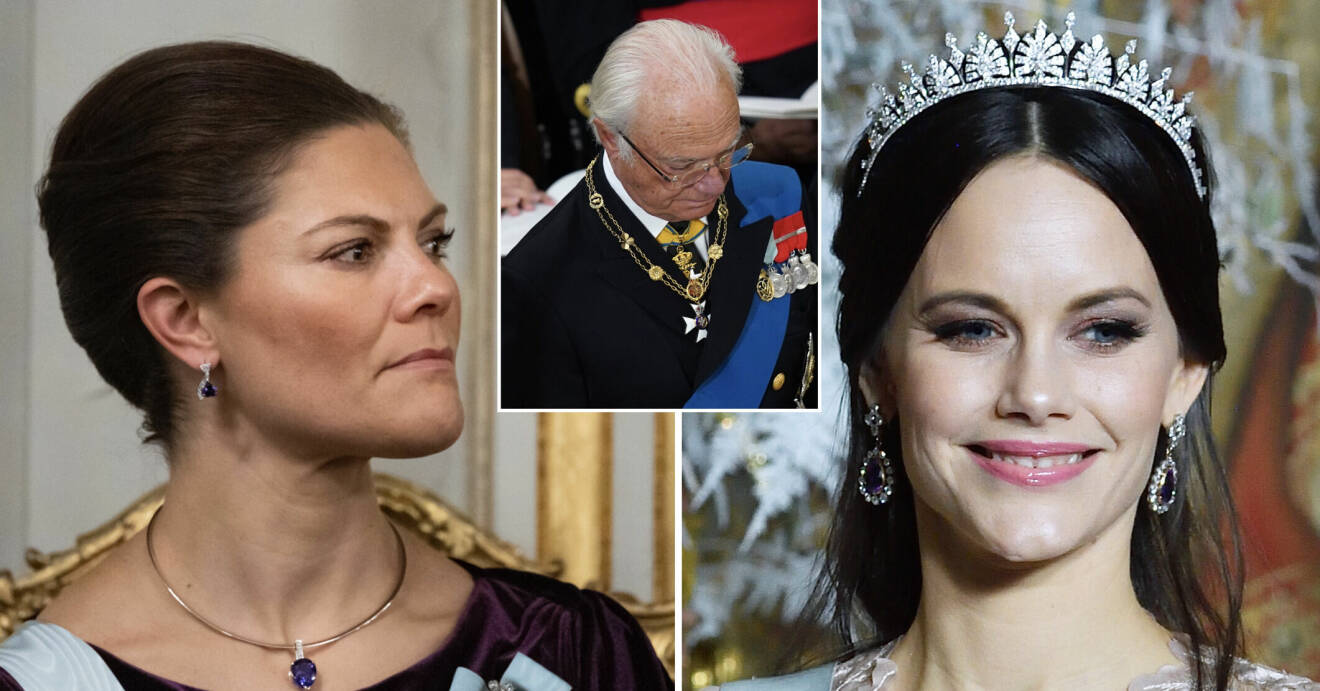 Kronprinsessan Victoria, kung Carl Gustaf och prinsessan Sofia
