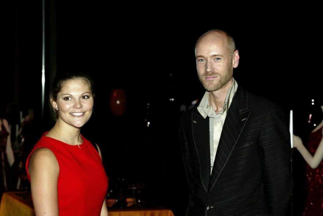Kronprinsessan med Lars Wallin. Victoria och Lars Wallin