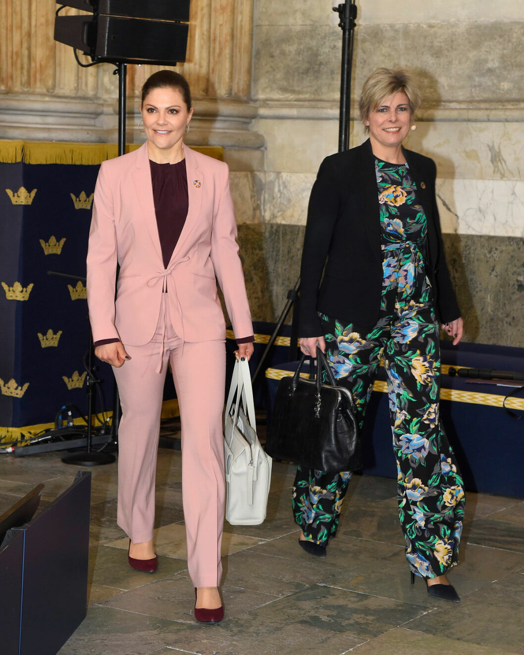 Kronprinsessan Victoria och prinsessan Laurentien Kronprinsessan Victoria och prinsessan Laurentien