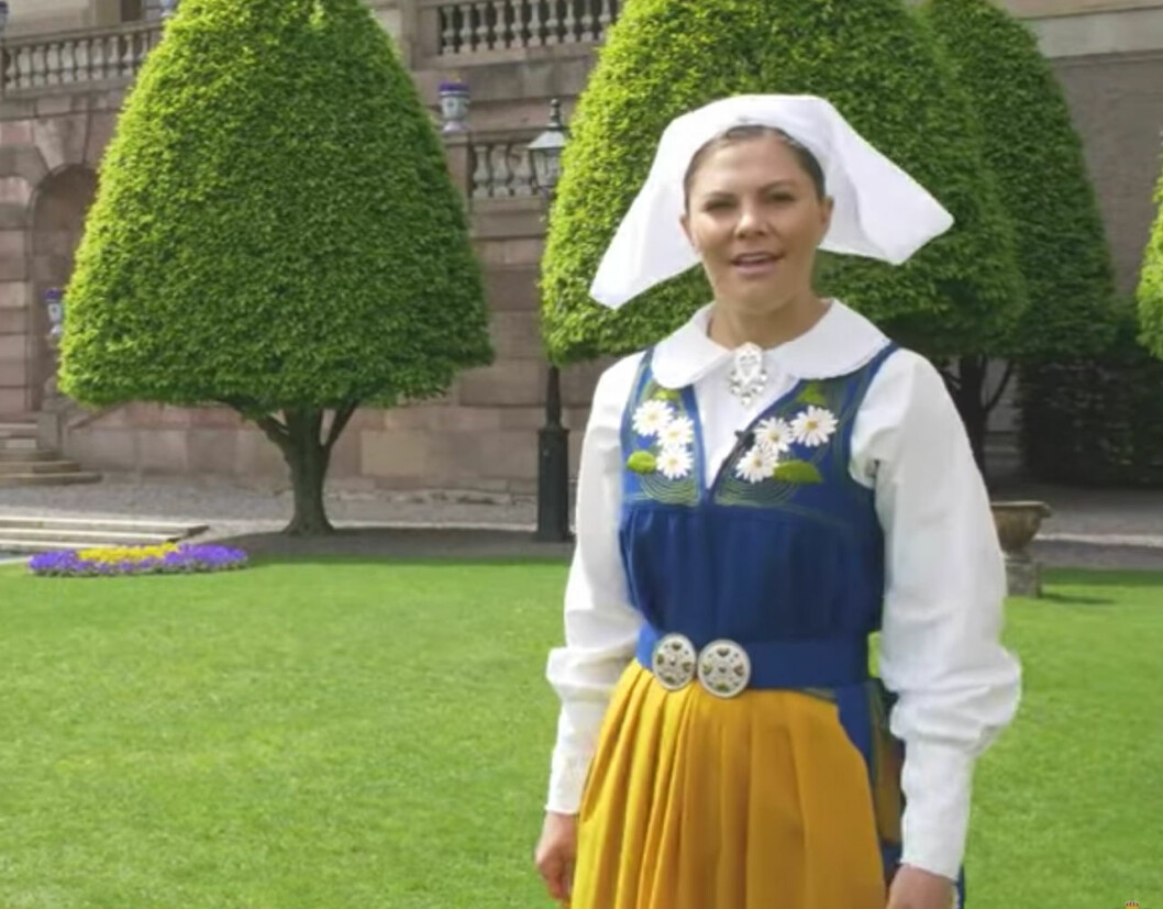 Kronprinsessan klarade jobbet som slottsguide med bravur! victoria