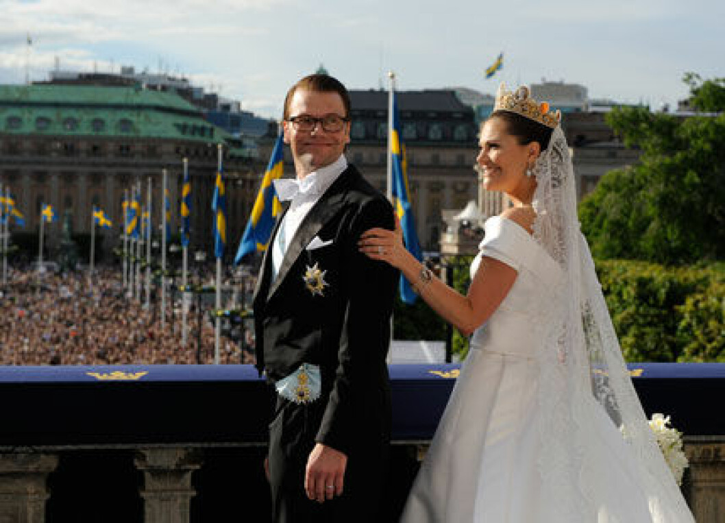 Victoria med sin prins. Victoria med sin prins.