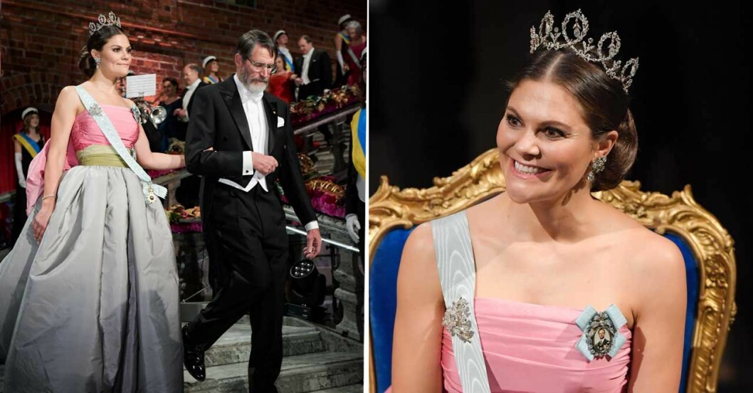 Kronprinsessan Victoria i klänningen Silvia burit tidigare. Kronprinsessan Victoria i klänningen Silvia burit tidigare.