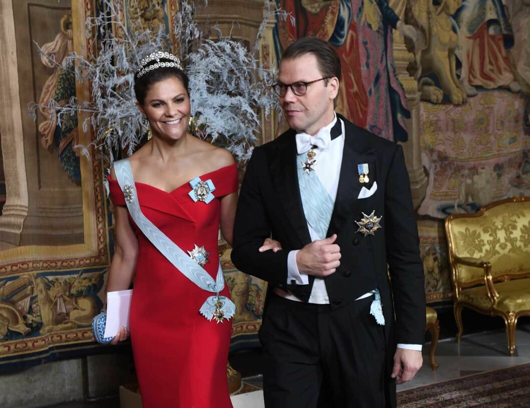 Kronprinsessan Victoria i prinsessan Lilians diadem. Kronprinsessan Victoria i prinsessan Lilians diadem.