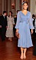 Kronprinsessan Victoria i sin vackra plisserade klänning från Jennifer Blom.