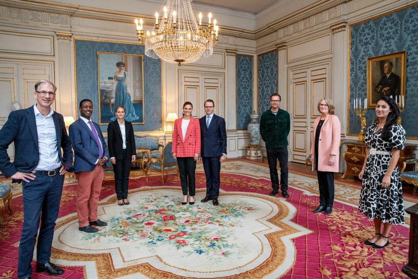 Victoria i kavaj från By Malina. Victoria på Kungliga slottet