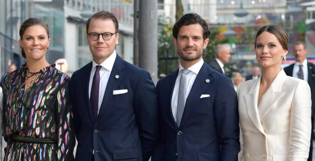 Kronprinsessparet och prinsparet. Kronprinsessparet och prinsparet under Riksmötets konsert