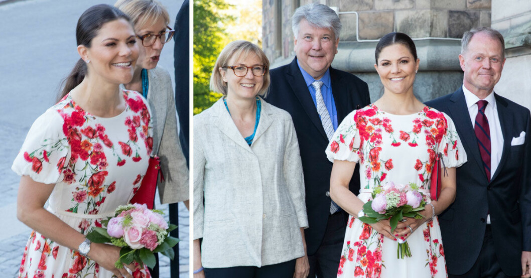 Kronprinsessan Victoria vid Nordiska museet.