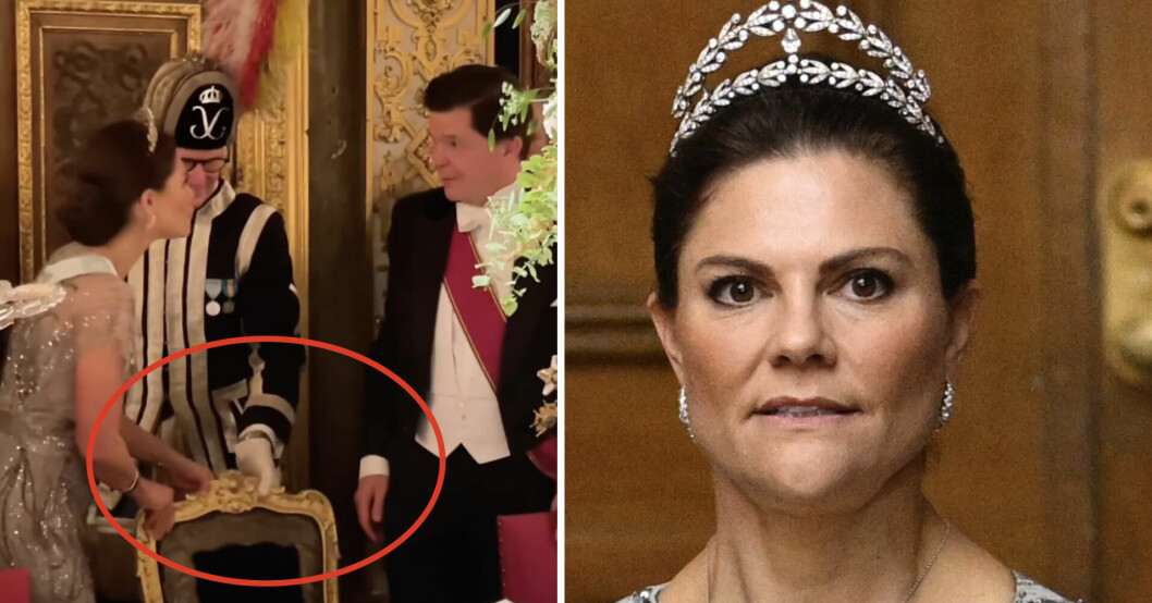 Kronprinsessan Victoria och talmannen Andreas Norlén