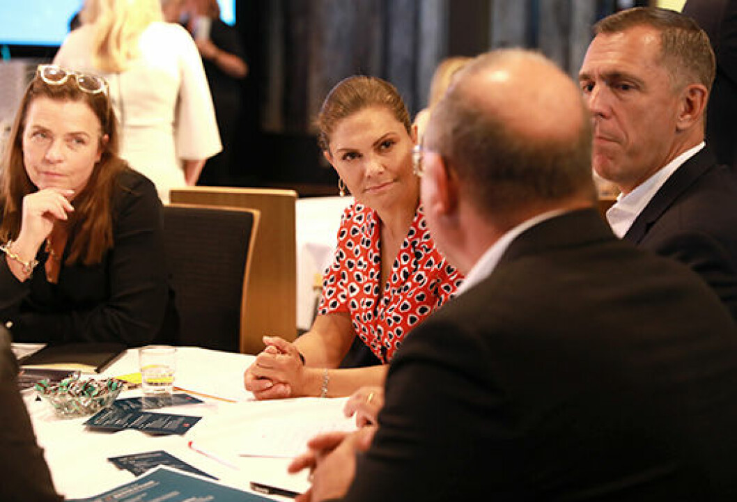 Kronprinsessan Victoria på konferens i Tylösand 2019. Kronprinsessan Victoria på konferens i Tylösand