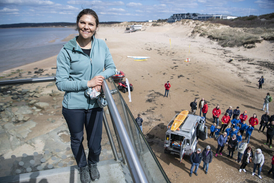 Victoria besökte Tylösand senast i april i år, under sin landskapsvandring i Halland. Victoria besökte Tylösand senast i april i år, under sin landskapsvandring i Halland.