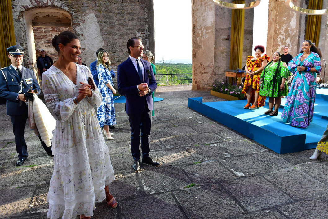 Lättnaden är stor över att allting gick så bra. Victoriadagen 2020: Victoria med The Mamas.