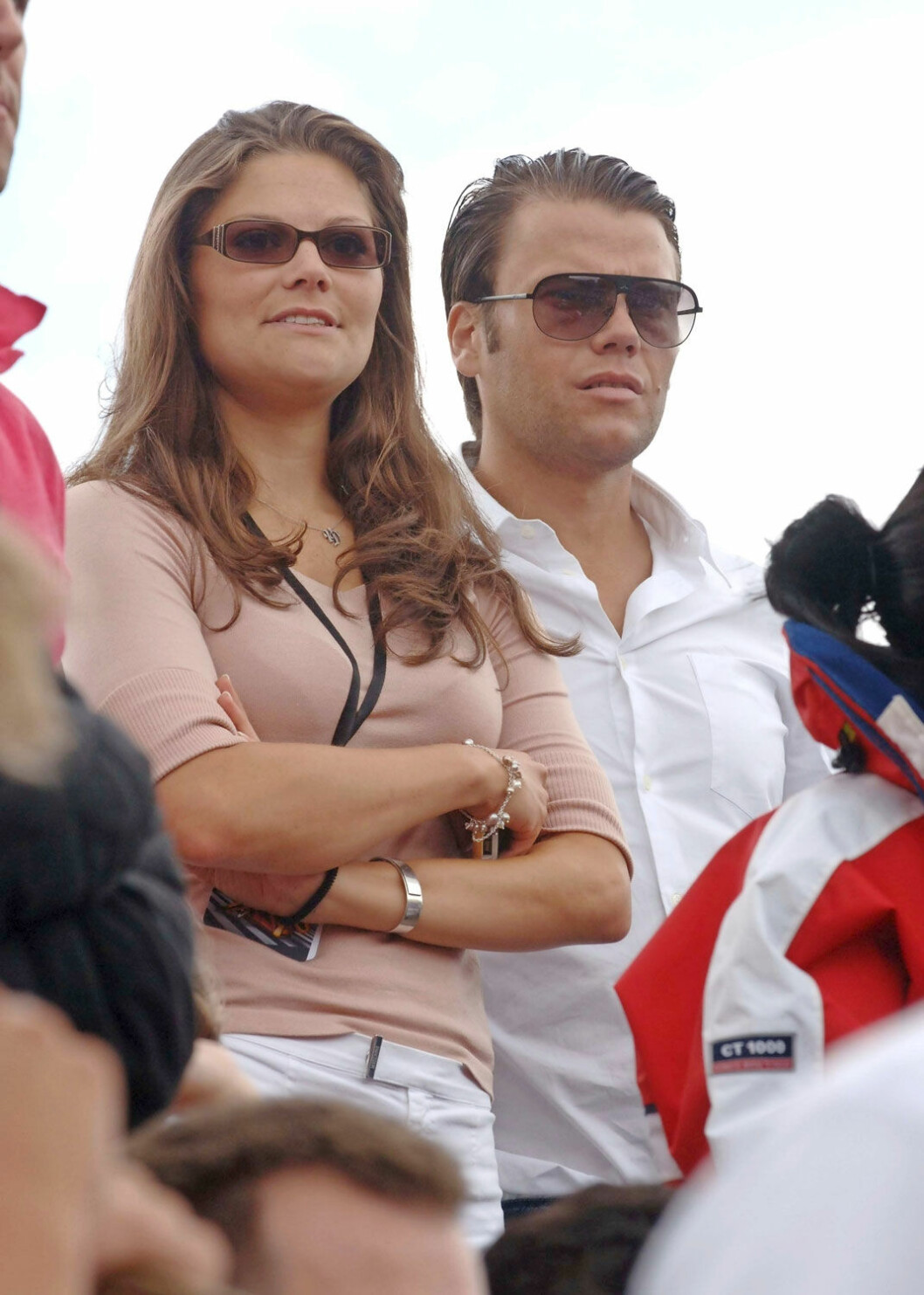 Kronprinsessan Victoria och Daniel som nyförälskade.