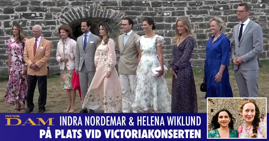 Kronprinsessan Victoria firar sin 45-årsdag på Borgholm slottsruin med Victoriakonsert