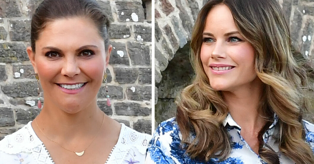 Victoriadagen 2020 kronprinsessan Victoria och prinsessan Sofia