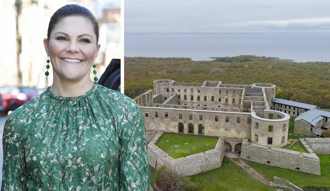 Här ska Victoria firas! Kronprinsessan Victoria och Borgholms slottsruin