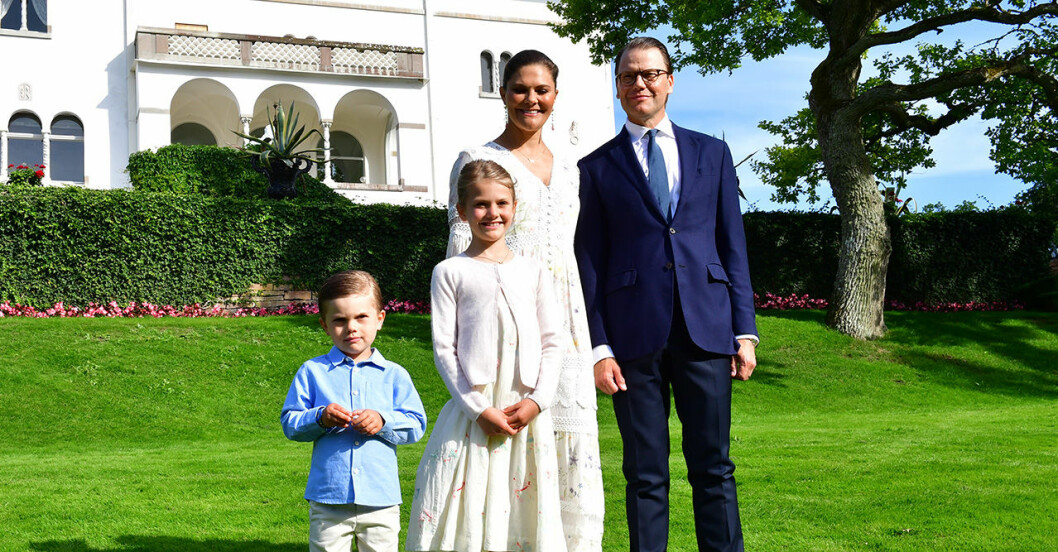 Kronprinsessfamiljen lämnade Öland – bara några dagar efter de stora firandet. kronprinsessan prins daniel victoriadagen 2020