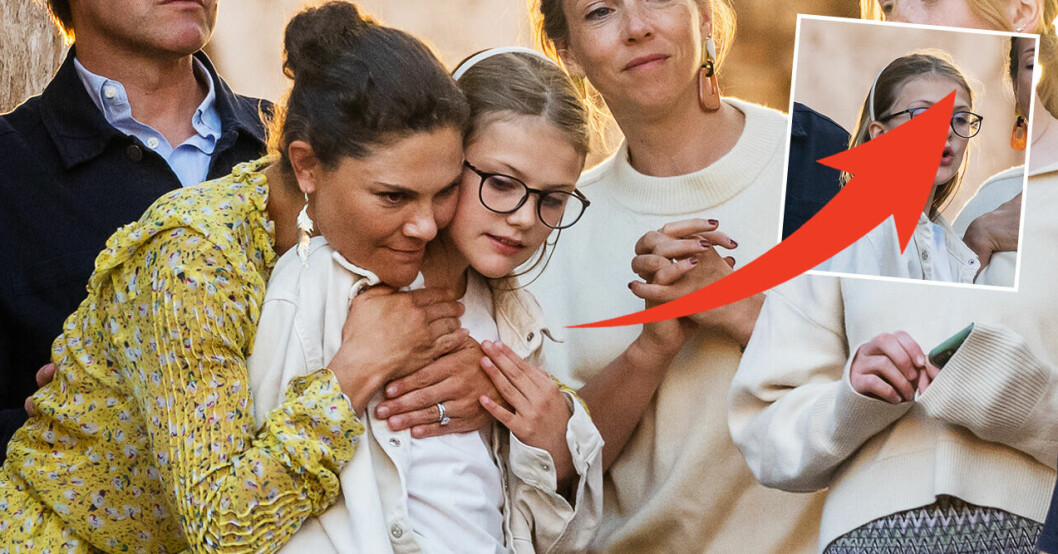 Kronprinsessan Victoria och prinsessan Estelle