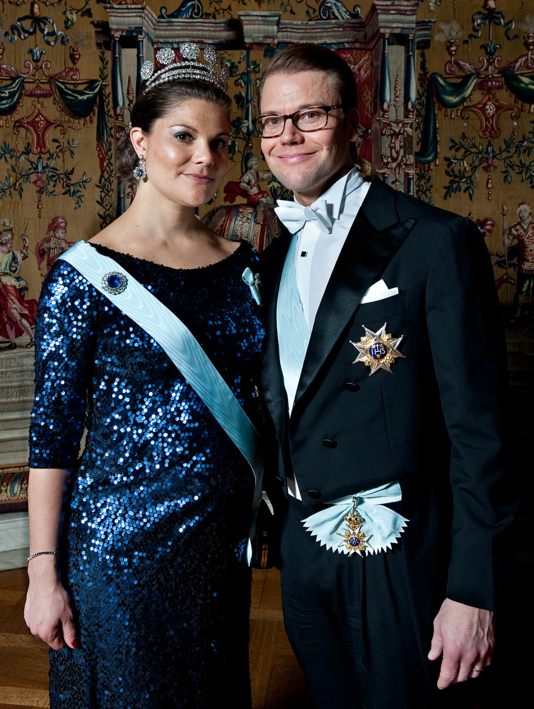Victoria och Daniel på Nobelfesten 2011. Här var kronprinsessan gravid med Estelle. kronprinsessan victoria gravid med Estelle 2011