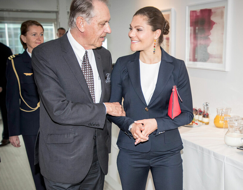 Kronprinsessan Victoria med sin gode vän och mentor, stjärndiplomaten Jan Eliasson. Kronprinsessan Victoria Jan Eliasson