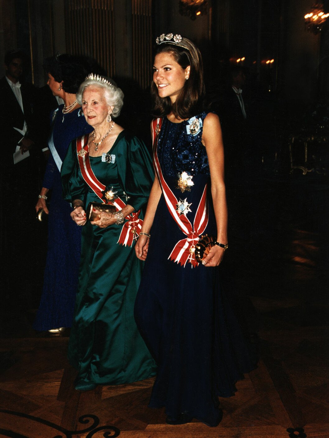 Kronprinsessan Victoria och prinsessan Lilian, år 1997. kronprinsessan victoria prinsessan lilian 1997