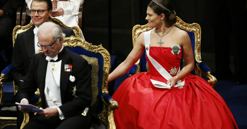 Kronprinsessans klädval under Nobelbanketten 2014 var väldigt omdiskuterat.