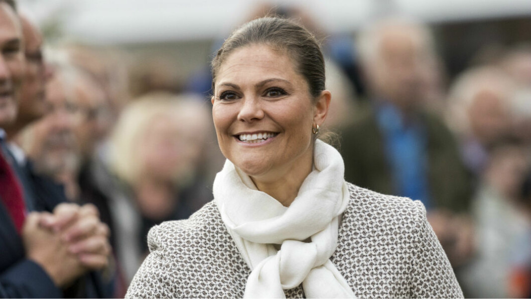 Kronprinsessan Victoria visar sitt stöd. Victoria.ste