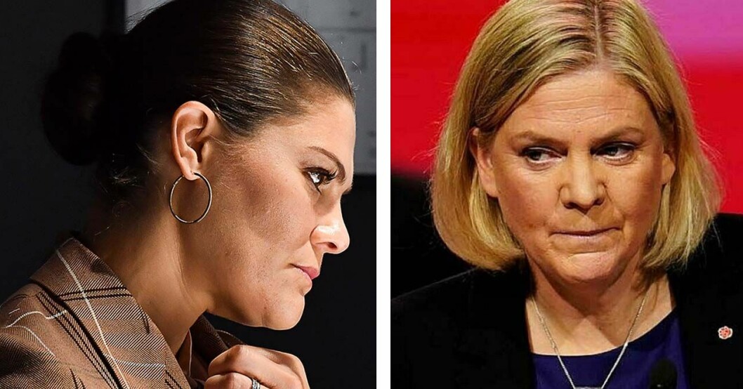 Kronprinsessan Victoria och Magdalena Andersson – två riktiga powerkvinnor! Kronprinsessan Victoria och Magdalena Andersson
